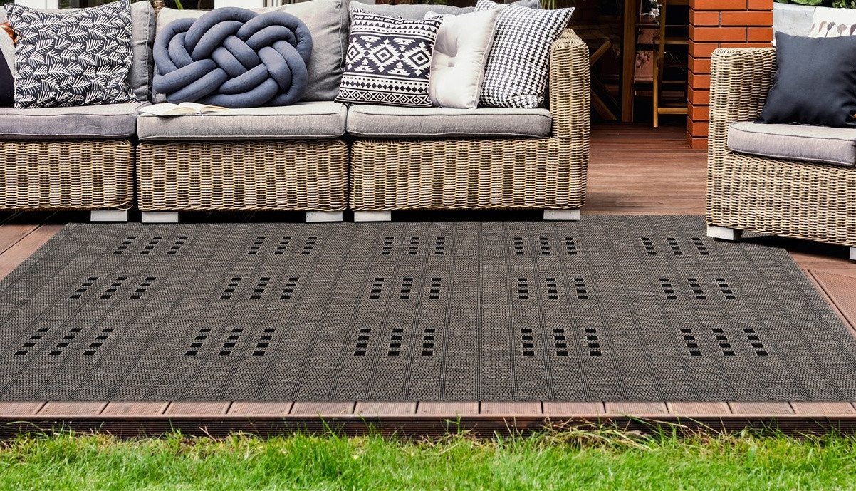 calo-deluxe Teppich Perugia 1050, rechteckig, Höhe: 7 mm, In- und Outdoor geeignet, Wohnzimmer von calo-deluxe