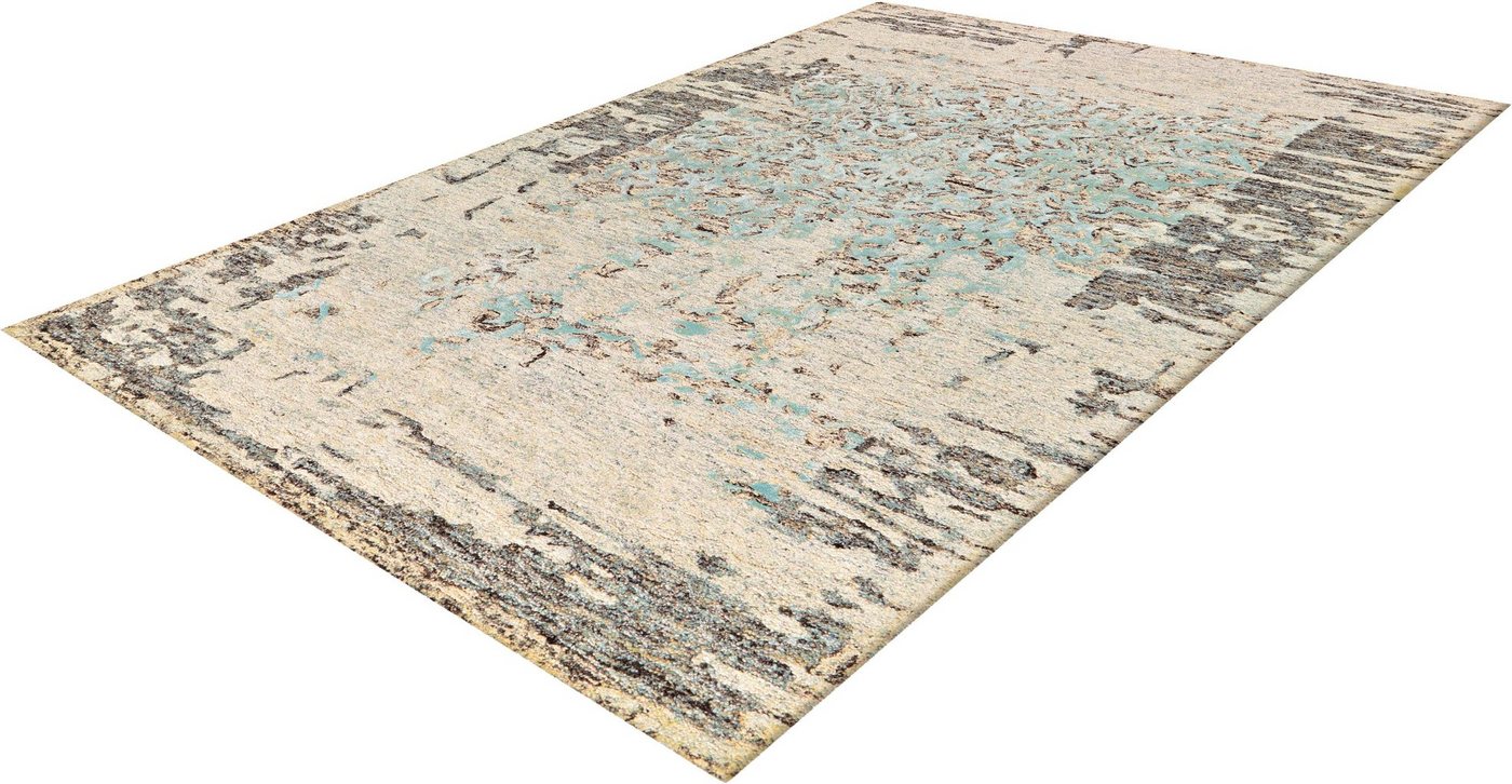 Teppich Shailene 1006, calo-deluxe, rechteckig, Höhe: 12 mm, Kurzflor, Wohnzimmer von calo-deluxe