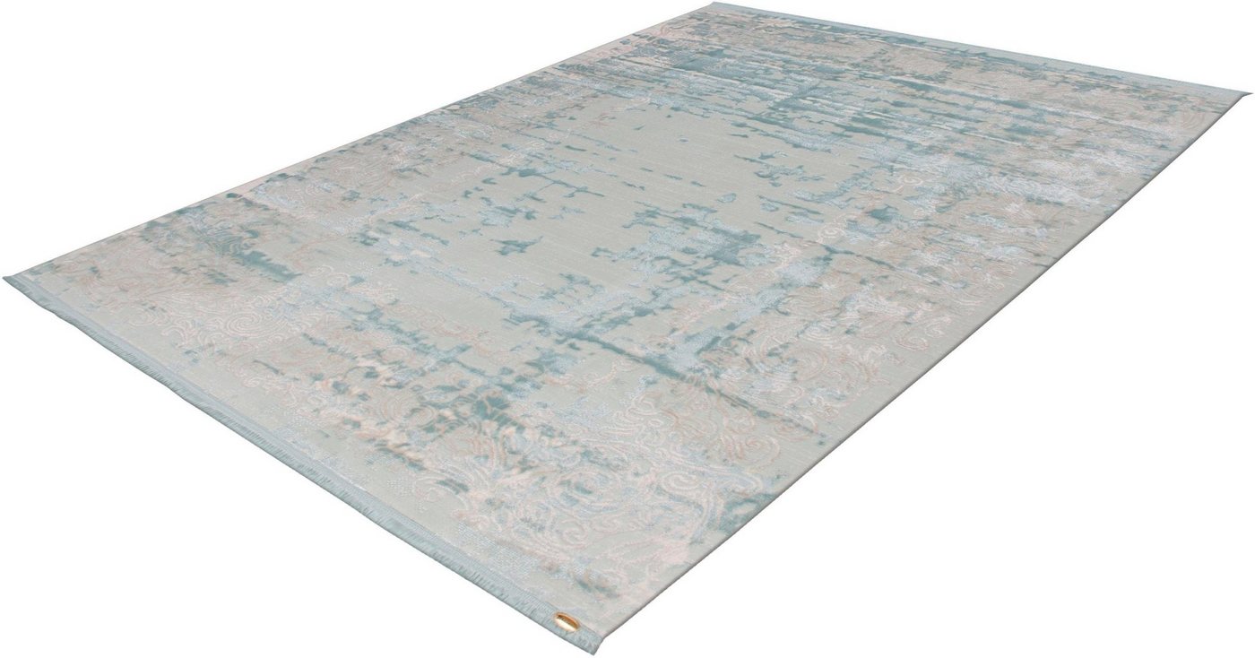 Teppich Texsa 355, calo-deluxe, rechteckig, Höhe: 15 mm, Vintage Design, Wohnzimmer von calo-deluxe
