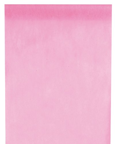 cama24com Tischläufer rosa aus Vlies 30cm breit, 10m für Tischdekoration Palandi® von cama24com