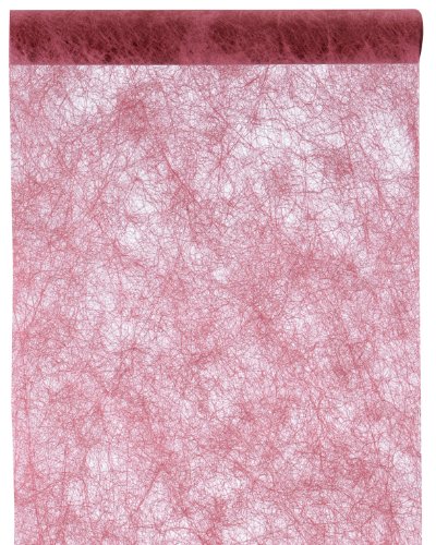 cama24.com Tischläufer Bordeaux strukturiertes Vlies 30cm x 5m für Tischdekoration Palandi® von cama24.com