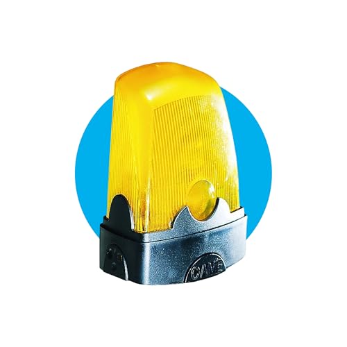 CAME LED-Blinkleuchte KLED mit hoher Sichtbarkeit und geringem Verbrauch, gelbe Abdeckung, 120-230 V AC, einfache Installation, kompatibel mit CAME-Automatisierungen, ideal für Tore und Schranken CAME LED-Blinkleuchte KLED mit hoher Sichtbarkeit und geringem Verbrauch, gelbe Abdeckung, 120-230 V AC, einfache Installation, kompatibel mit CAME-Automatisierungen, ideal für Tore und Schranken von CAME