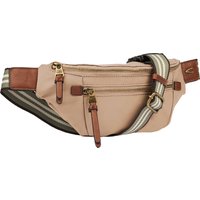 camel active Bauchtasche "Bari" aus hochwertigem matten Nylon mit gestreiftem Gewebeband von camel active