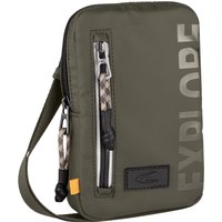 camel active Handytasche "Explore", wasserabweisendes recyceltes Nylon und reflektierende Reißverschlüsse von camel active
