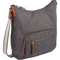 camel active Hobo "Bari", aus hochwertigem matten Nylon mit gestreiftem Gewebeband von camel active