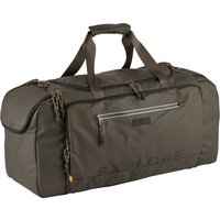 camel active Reisetasche "Explore" wasserabweisendes recyceltes Nylon und reflektierende Reißverschlüsse von camel active