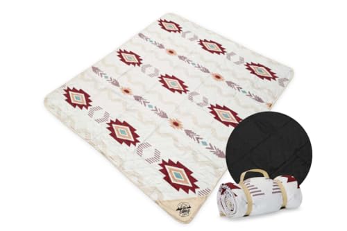 CAMPLIFE Campingdecke Matera | Outdoor Decke Picknickdecke wasserdicht & Ultraleicht | Kleines Packmaß für Camping, Strand & Reise | Perfekt als Reisedecke Strandmatte | 200x180 cm von camp LIFE