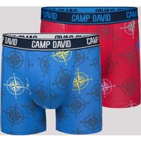 CAMP DAVID Boxershorts "Set:", (2 St.), mit All Over Print von camp david
