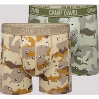 CAMP DAVID Boxershorts "Set:", (2 St.), mit All Over Print von camp david