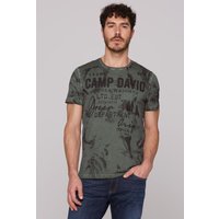 CAMP DAVID Rundhalsshirt, mit All Over-Print CAMP DAVID Rundhalsshirt, mit All Over-Print von camp david