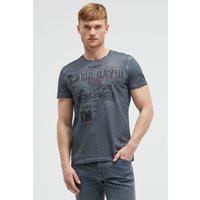 CAMP DAVID Rundhalsshirt, mit Kontrastnähten von camp david