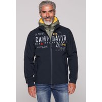 CAMP DAVID Softshelljacke, mit Kapuze, mit verstellbarem Gummizug im Saum CAMP DAVID Softshelljacke, mit Kapuze, mit verstellbarem Gummizug im Saum von camp david