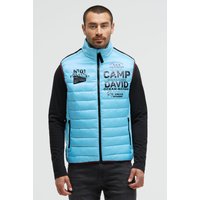 CAMP DAVID Steppweste mit Windfangleiste CAMP DAVID Steppweste mit Windfangleiste von camp david