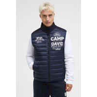 CAMP DAVID Steppweste mit Windfangleiste CAMP DAVID Steppweste mit Windfangleiste von camp david