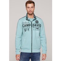 CAMP DAVID Sweatshirt, mit Label-Applikationen von camp david
