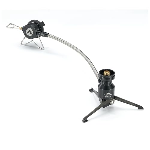 CAMPINGMOON Camping-Butan-Schlauch-Adapter, Ständer, Typ Fernbedienung, Herd, schwarz, BKZ23-VC von camping moon