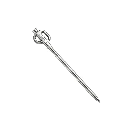 Hunde-Ankerspieß, 360° drehbar, strapazierfähig, stärkster Hundeanker zum Ausschnallen, Kabelkette, 30 cm von camping moon