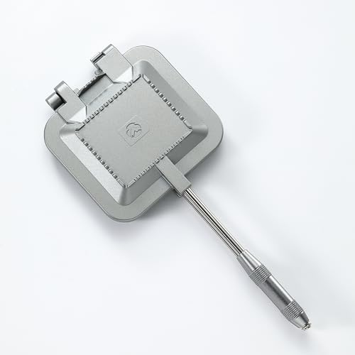 camping moon Sandwich Maker Hot Sand Single Burner Gas Fire Open Fire Compact Aluminum TT-1315 von camping moon