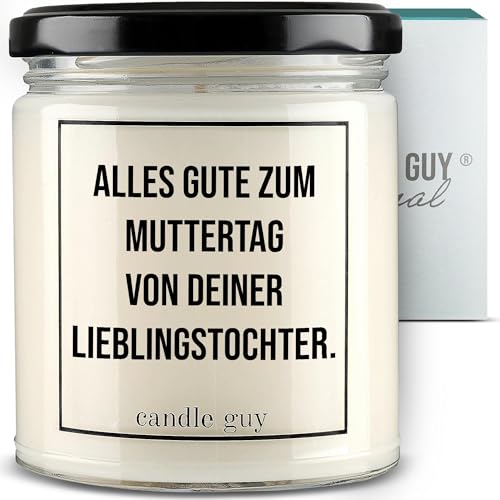 candle guy Duftkerze im Glas [Brennzeit 70h] - Duft-Kerze handgemacht mit Spruch | Freches Geschenk für Frauen, Freundin, Geburtstag | 100% Sojawachs, schöne natürliche Düfte mit ätherischem Öl von candle guy