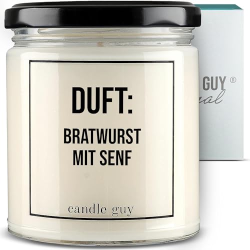 candle guy Duftkerze im Glas [Brennzeit 70h] - Duft-Kerze handgemacht mit Spruch | Freches Geschenk für Frauen, Freundin, Geburtstag | 100% Sojawachs, schöne natürliche Düfte mit ätherischem Öl von candle guy