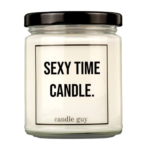 candle guy Duftkerze | Sexy time candle. | Handgemacht aus 100% Sojawachs | 70 Stunden Brenndauer von candle guy