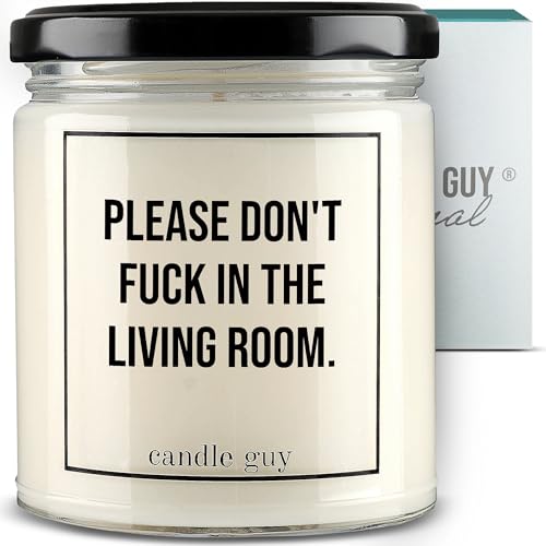 candle guy Duftkerze im Glas [Brennzeit 70h] - Duft-Kerze handgemacht mit Spruch | Freches Geschenk für Frauen, Freundin, Geburtstag | 100% Sojawachs, schöne natürliche Düfte mit ätherischem Öl von candle guy