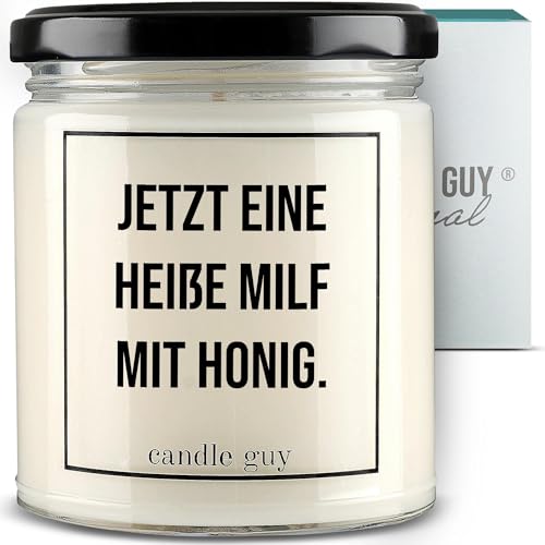 candle guy Duftkerze im Glas [Brennzeit 70h] - Duft-Kerze handgemacht mit Spruch | Freches Geschenk für Frauen, Freundin, Geburtstag | 100% Sojawachs, schöne natürliche Düfte mit ätherischem Öl von candle guy
