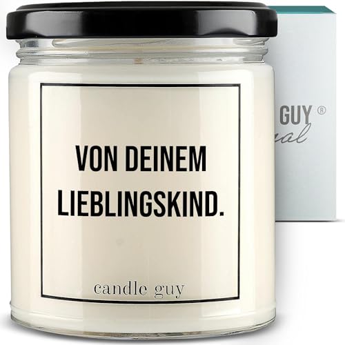 candle guy Duftkerze im Glas [Brennzeit 70h] - Duft-Kerze handgemacht mit Spruch | Freches Geschenk für Frauen, Freundin, Geburtstag | 100% Sojawachs, schöne natürliche Düfte mit ätherischem Öl von candle guy