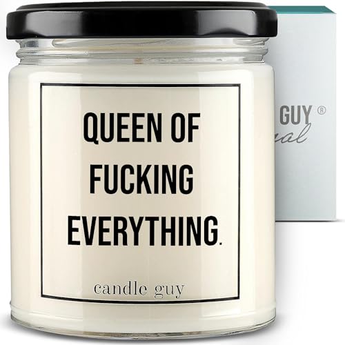 candle guy Duftkerze im Glas [Brennzeit 70h] - Duft-Kerze handgemacht mit Spruch | Freches Geschenk für Frauen, Freundin, Geburtstag | 100% Sojawachs, schöne natürliche Düfte mit ätherischem Öl von candle guy