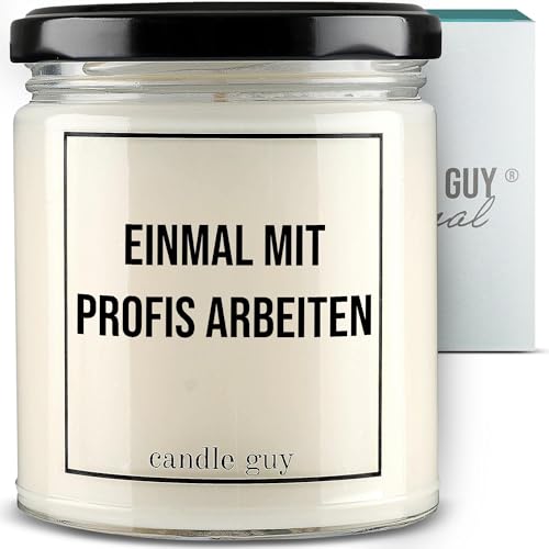 candle guy Duftkerze im Glas [Brennzeit 70h] - Duft-Kerze handgemacht mit Spruch | Freches Geschenk für Frauen, Freundin, Geburtstag | 100% Sojawachs, schöne natürliche Düfte mit ätherischem Öl von candle guy