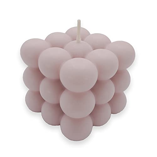 candlery. - Bubble Candle – Vegane & Nachhaltige Design-Kerzen aus Rapswachs – Handmade in Germany - Kerzenmanufakur aus Münster (Altrosa, 1) von candlery.