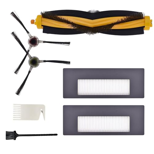 cann Filter and Brush Set Compatible with Ecovacs Deebot OZMO 900/901 Robotic Vacuum Cleaner, DE5G-KTA von cann