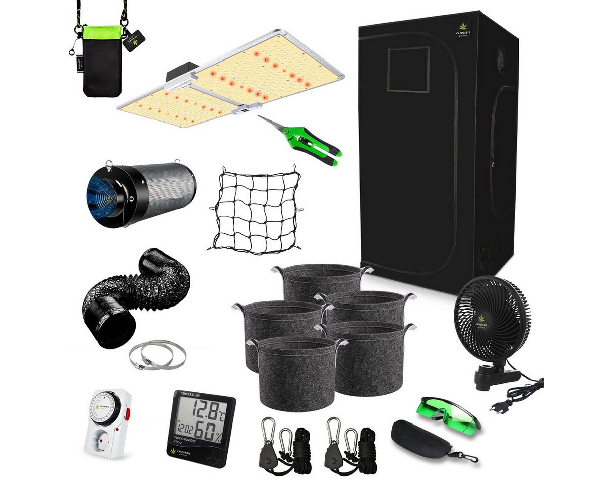 Cannabis 4 Home Gewächshaus Canna4Home GrowBox Komplettset 100 x 100 x 200cm Gewächshaus Zuchtzelt Cannabis 4 Home Gewächshaus Canna4Home GrowBox Komplettset 100 x 100 x 200cm Gewächshaus Zuchtzelt von Cannabis 4 Home