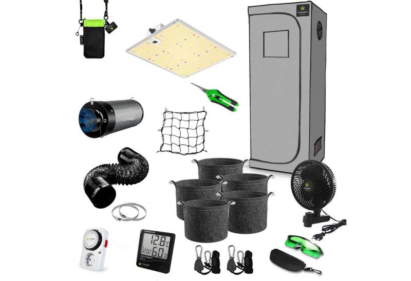 Cannabis 4 Home Gewächshaus Canna4Home GrowBox Komplettset 60 x 60 x 180cm Gewächshaus Zuchtzelt Cannabis 4 Home Gewächshaus Canna4Home GrowBox Komplettset 60 x 60 x 180cm Gewächshaus Zuchtzelt von Cannabis 4 Home