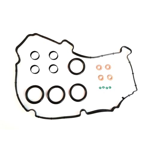CANTONDZ 1148101 Einspritzdüsendichtungssatz mit Ventildeckeldichtung Injektor Dichtung Kit Mit Rocker Abdeckung Dichtung Kompatibel mit Ford Fiesta Peugeot Citroen 1.4 Tdci CANTONDZ 1148101 Einspritzdüsendichtungssatz mit Ventildeckeldichtung Injektor Dichtung Kit Mit Rocker Abdeckung Dichtung Kompatibel mit Ford Fiesta Peugeot Citroen 1.4 Tdci von cantondz