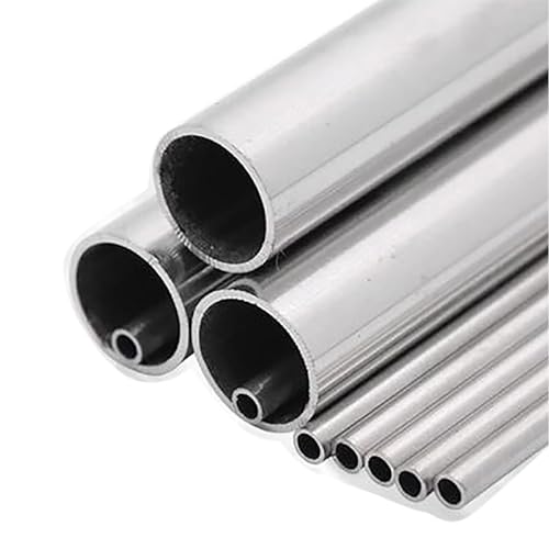 Stainless Steel Round Tube Pipe VARIOUS SIZES (Color : Length 500mm, Size : 25x2.5mm 1pc) von caoxinlei