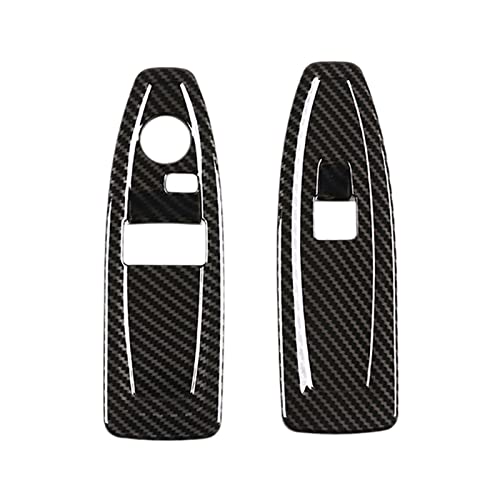Autofensterschalter Steuertaste, für 1er 2er Serie F20 F21 F22 F45 F46 2014-2019 Auto Verkleidung Innentürgriff Power Window Switch Cover Trim von carLLL