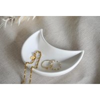 Mondschale | Dekoschale Geschenkidee Ambiente Vintage Schmuckschale Ringschale Muttertag Ostern Ostergeschenk von caramelandmocca