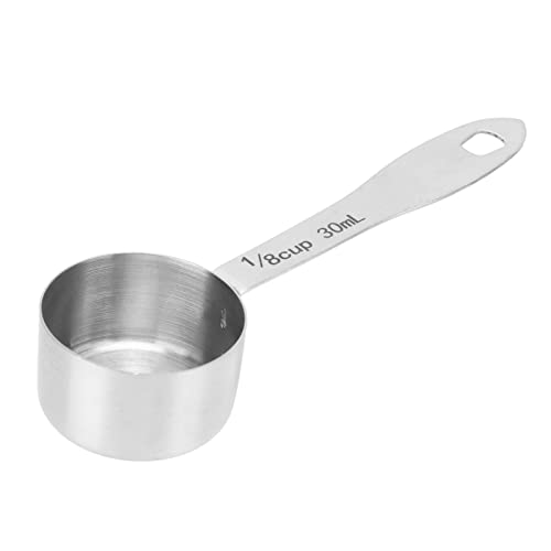30ml Measuring Cup,Stainless Steel Coffee Bean Milk Powder Tea Measuring Scoop with Long Handle for Home, Kitchen, Bar, Shop,14x2.5x4.2cm / 5.5x1.0x1.7in von cardyven