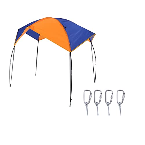 Boat Sun Shelter Awning Cover, UV Protection Canopy Tent Sun Shade with D Shape Buckles for 2 3 4 Persons for Fishing Picnic intxn Boats von cardyven