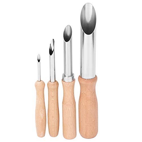Clay Round Hole Cutter, 4 pcs Round Hole Pottery Drilling for Teapot Pottery Circle Circular Clay von cardyven