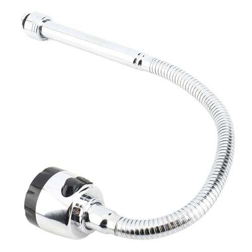 Edelstahl -Küchenspüle Wasserhahn, 360 ° Drehausstrich mit Dual Spray -Funktion Eingang mit hohem Bogen Wasserfall -Wasserfall -Tap -Chrom -Blei für eine einzelne Doppelschale von cardyven