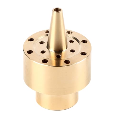 cardyven Brunnendüsenköpfe, DN8 DN15 DN20 Multi -Direktion Messing Sprinkler Garten Teich Fountain Sprühsprühdüsen Sprinkler Wasserspray Kopf für Vergnügungspark (1/2in DN15 -Düse) von cardyven