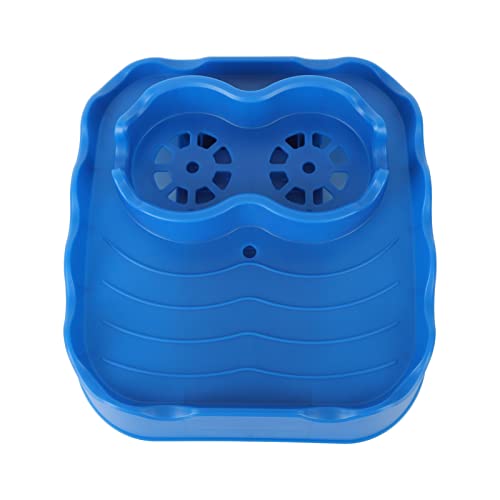 cardyven Verstellbarer Anti -Schlupf - -Badetisch, Badepackungstisch Nicht mit Schlupfoberflächen mit Abflusslöchern für Schwimmbäder Spa Badewanne Zubehör (Blau) von cardyven