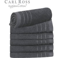 Carl Ross Seiftuch "HygieniCotton", (6 tlg., 6er Set Seiftuch 30 x 30 cm), mit 2 Aufhängekordeln von carl ross