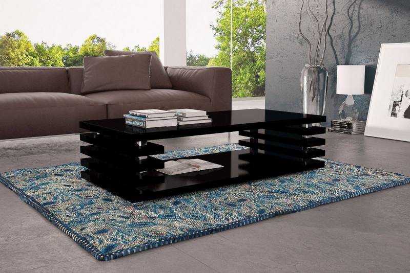 designimpex Couchtisch DC-3 Design Wohnzimmertisch Tisch mit / ohne Rollen von designimpex