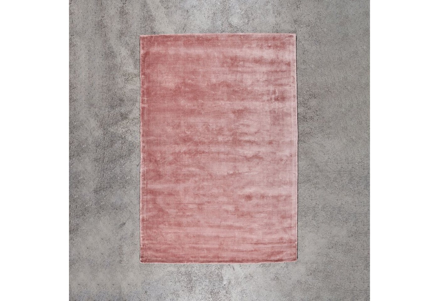 Teppich Rosieba, carla&marge, getufteter Teppich, 160x260cm, in changierendem Rosa, superkuschelig, rechteckig, Höhe: 5 mm, geeignet für Schlafzimmer und Wohnzimmer von carla&marge