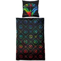 CARLO COLUCCI Bettwäsche "Rombo aus weicher Microfaser mit Logoprint" 2 Stk. tlg. OEKO-TEX Standard 100 von carlo colucci