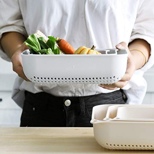 carol -1 3-Teiliges Küchensieb-Set, Ideal zum Abtropfen von Nudeln, Gemüse, Obst, Sieb Abtropfsieb Plastik Sieb Seiher Küche Ordnung Nudelsieb, Abtropfsieb über die Spüle Vegtable/Obst Küche Sieb carol -1 3-Teiliges Küchensieb-Set, Ideal zum Abtropfen von Nudeln, Gemüse, Obst, Sieb Abtropfsieb Plastik Sieb Seiher Küche Ordnung Nudelsieb, Abtropfsieb über die Spüle Vegtable/Obst Küche Sieb von carol -1