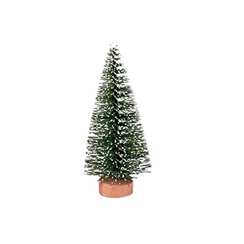 carol -1 Künstlicher Mini Weihnachtsbaum Premium Spruce Kleiner Bonsai, Mini Grün Tannenbaum, Naturgetreuer Christbaum für Tischdeko, DIY, Schaufenster, Geschmückter Weihnachtsbaum von carol -1